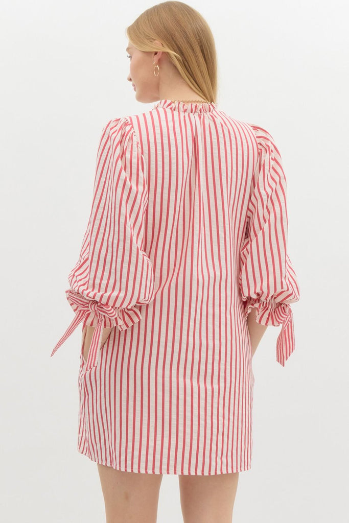 Red Stripe Dress