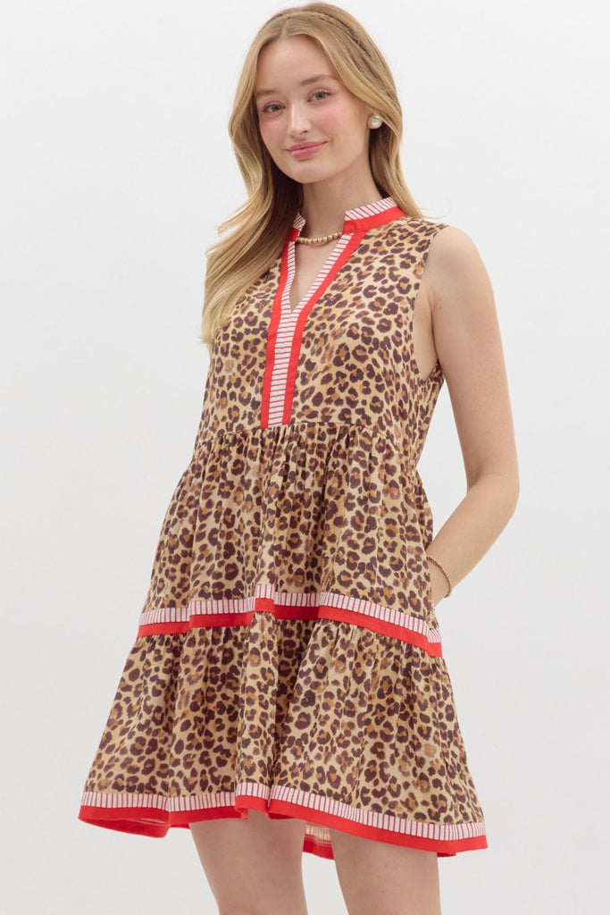 Bebe Leopard Dress