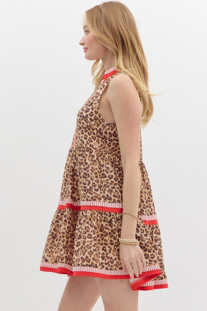 Bebe Leopard Dress