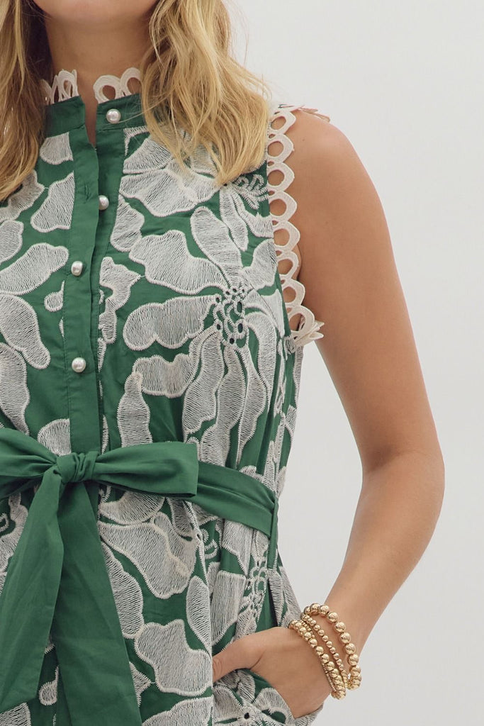 Aster Embroidered Dress