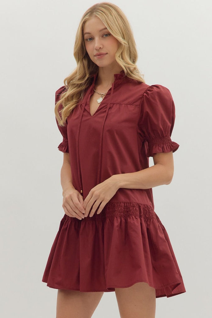 Sandy Puff Sleeve Dress