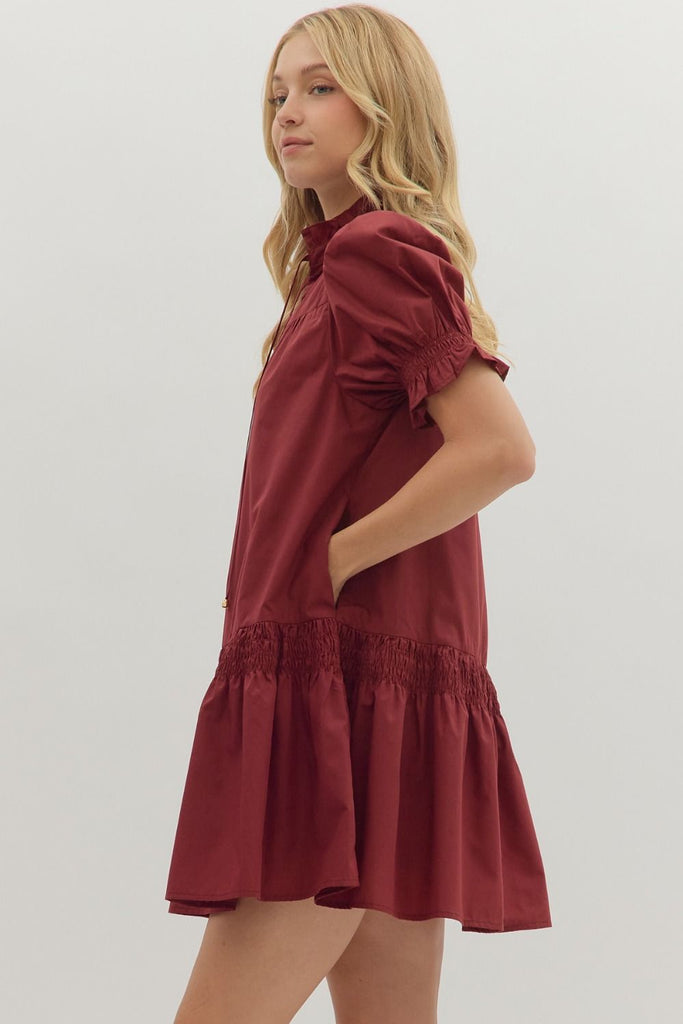 Sandy Puff Sleeve Dress