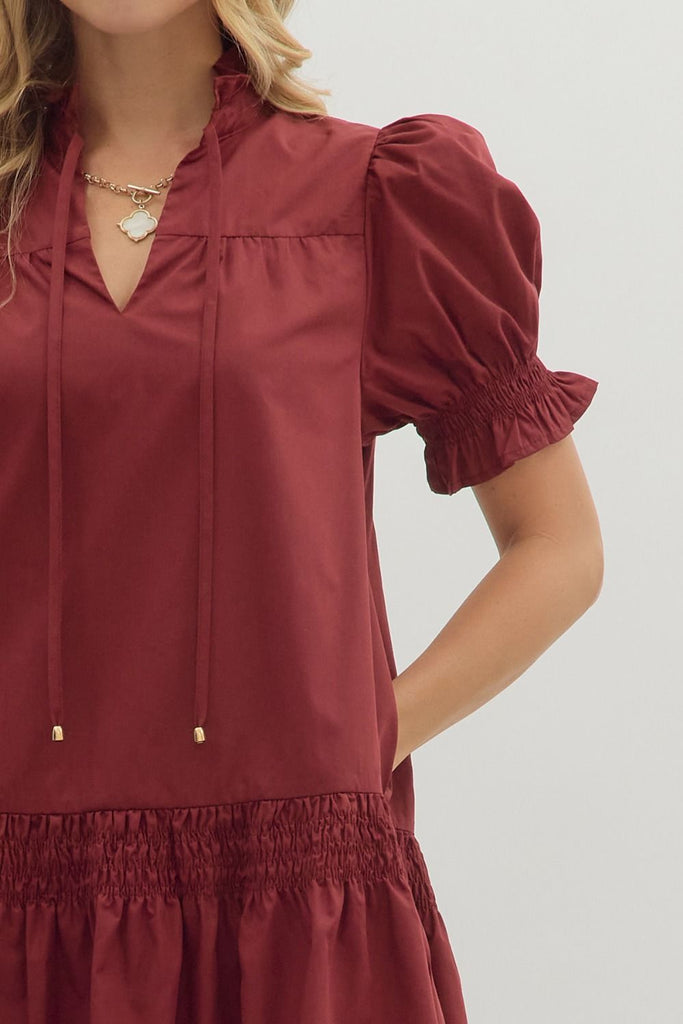 Sandy Puff Sleeve Dress