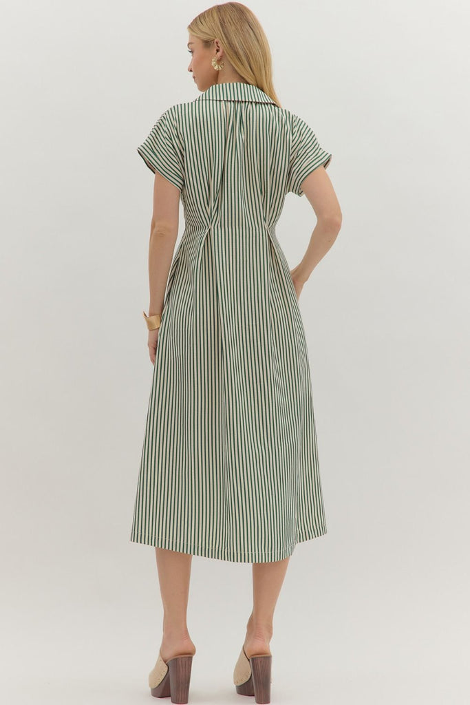 Green Striped Dolman Savannah