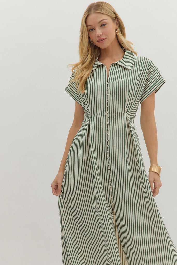Green Striped Dolman Savannah
