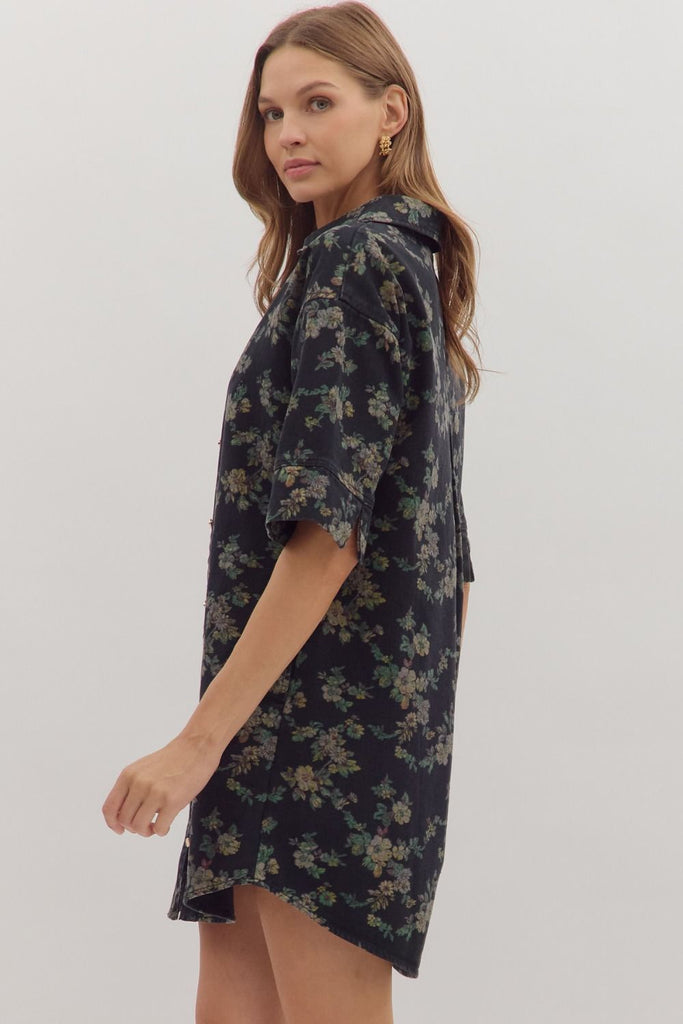 Black Daisy Dress