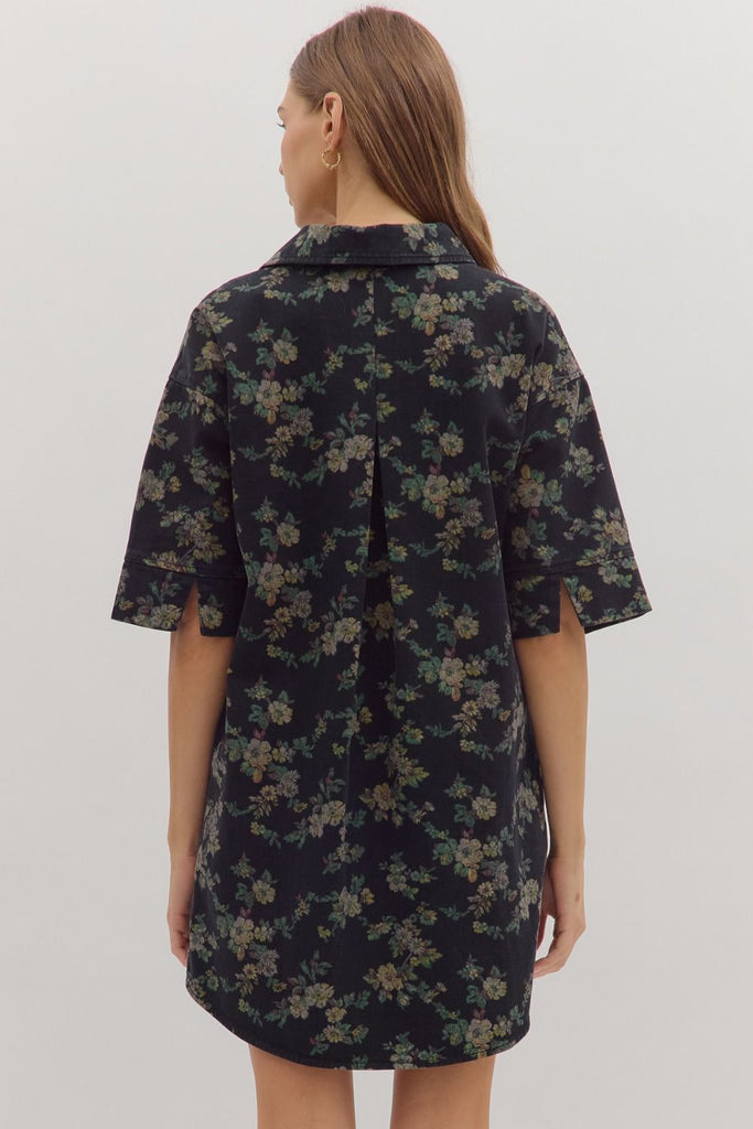 Black Daisy Dress