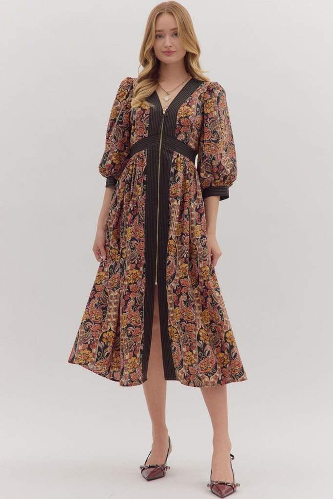 Fall Blossom Dress