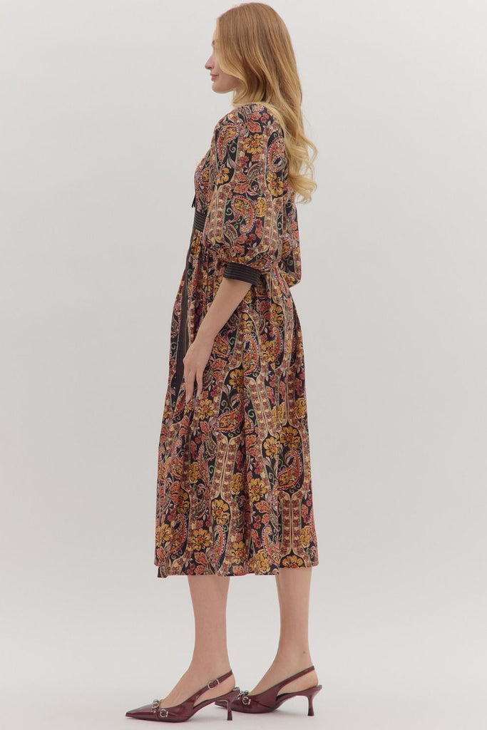 Fall Blossom Dress