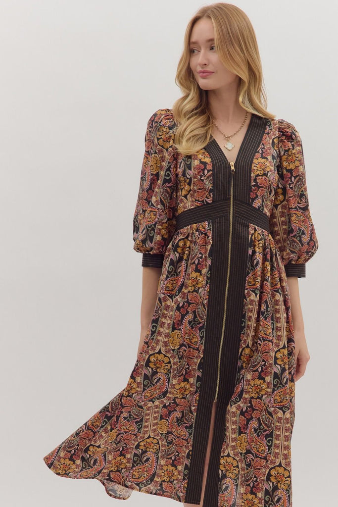 Fall Blossom Dress