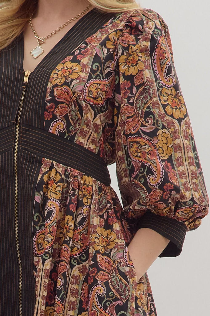 Fall Blossom Dress