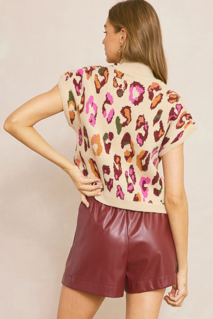 Fall Leo Mock Neck Sweaterl