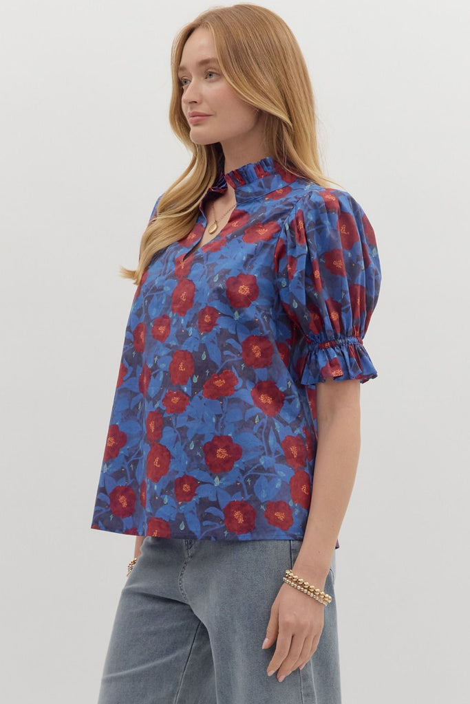 Midnight Floral Top