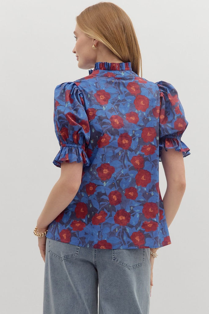 Midnight Floral Top