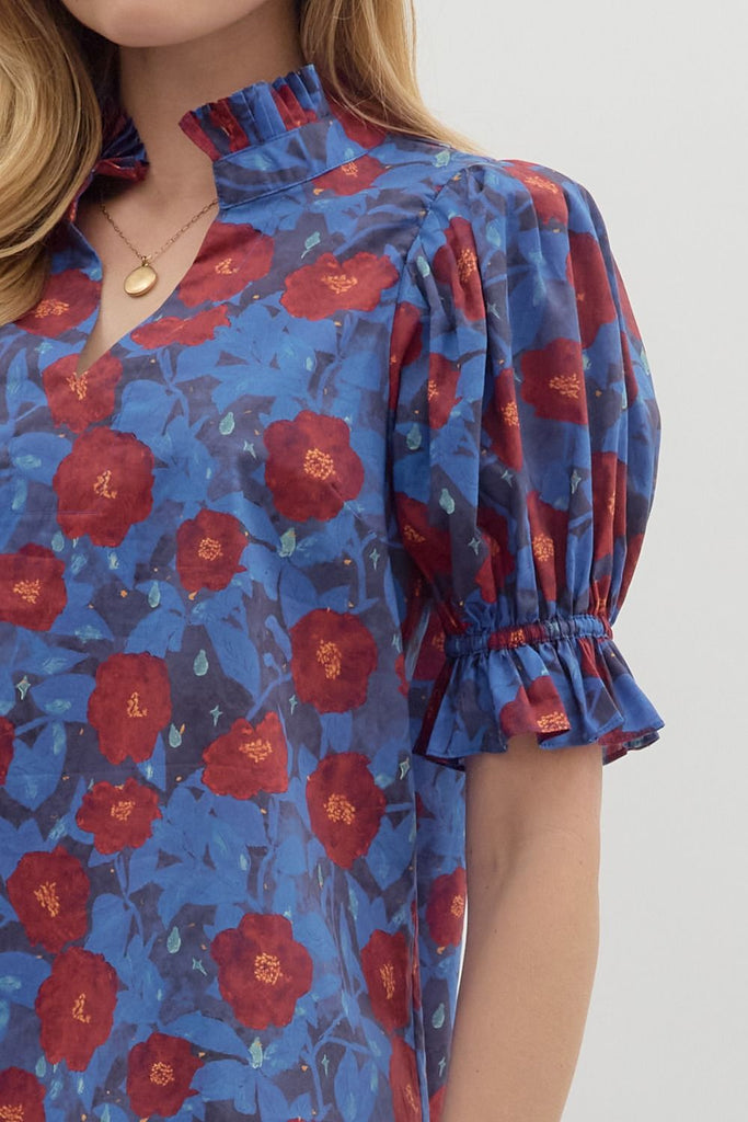 Midnight Floral Top