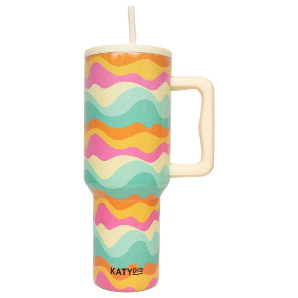 38oz Neon Abstract Tumbler