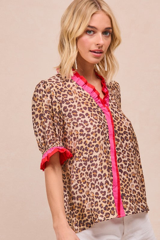 Leopard Hottie Top