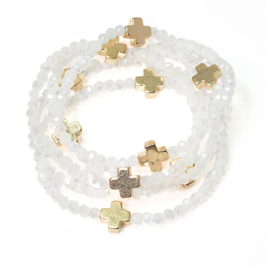 Cross Bracelet Stacks - 5 Stack