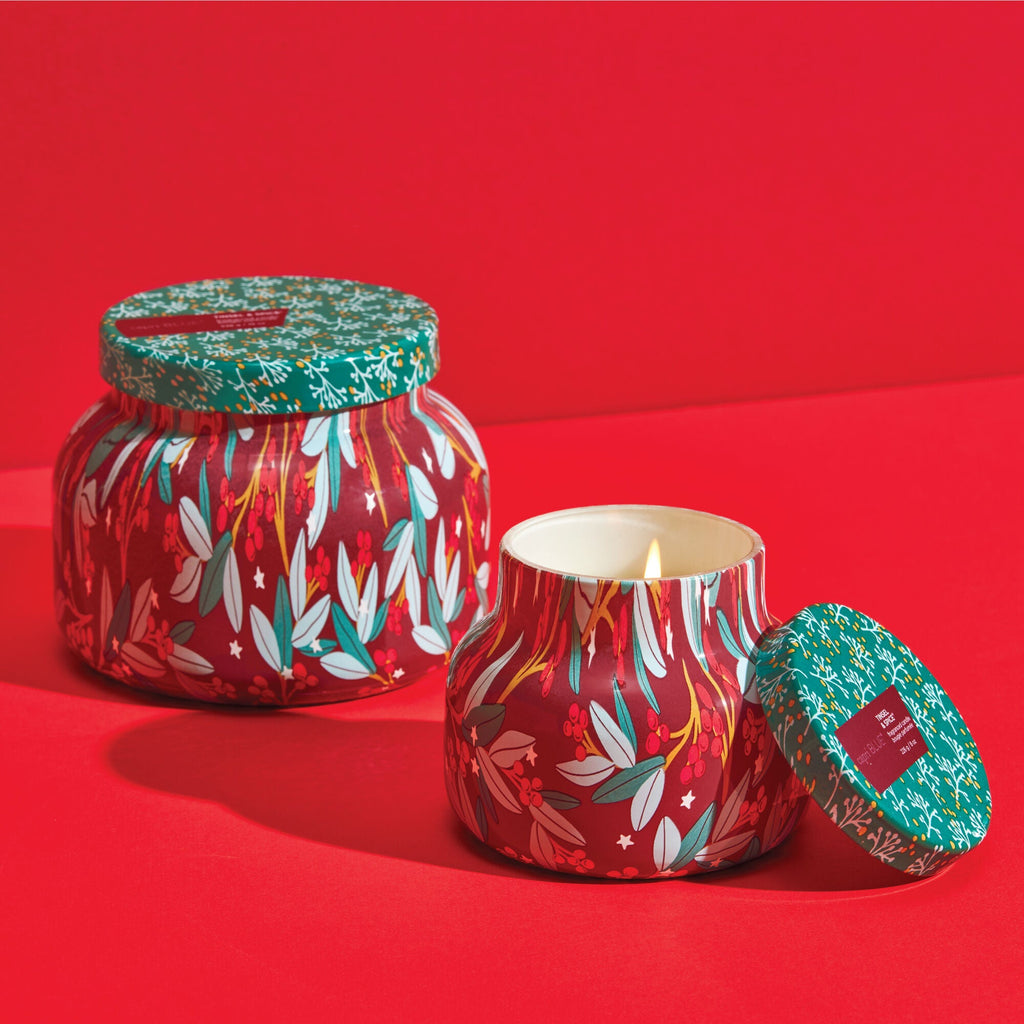 Tinsel Spice Candle Pattern Play Jar