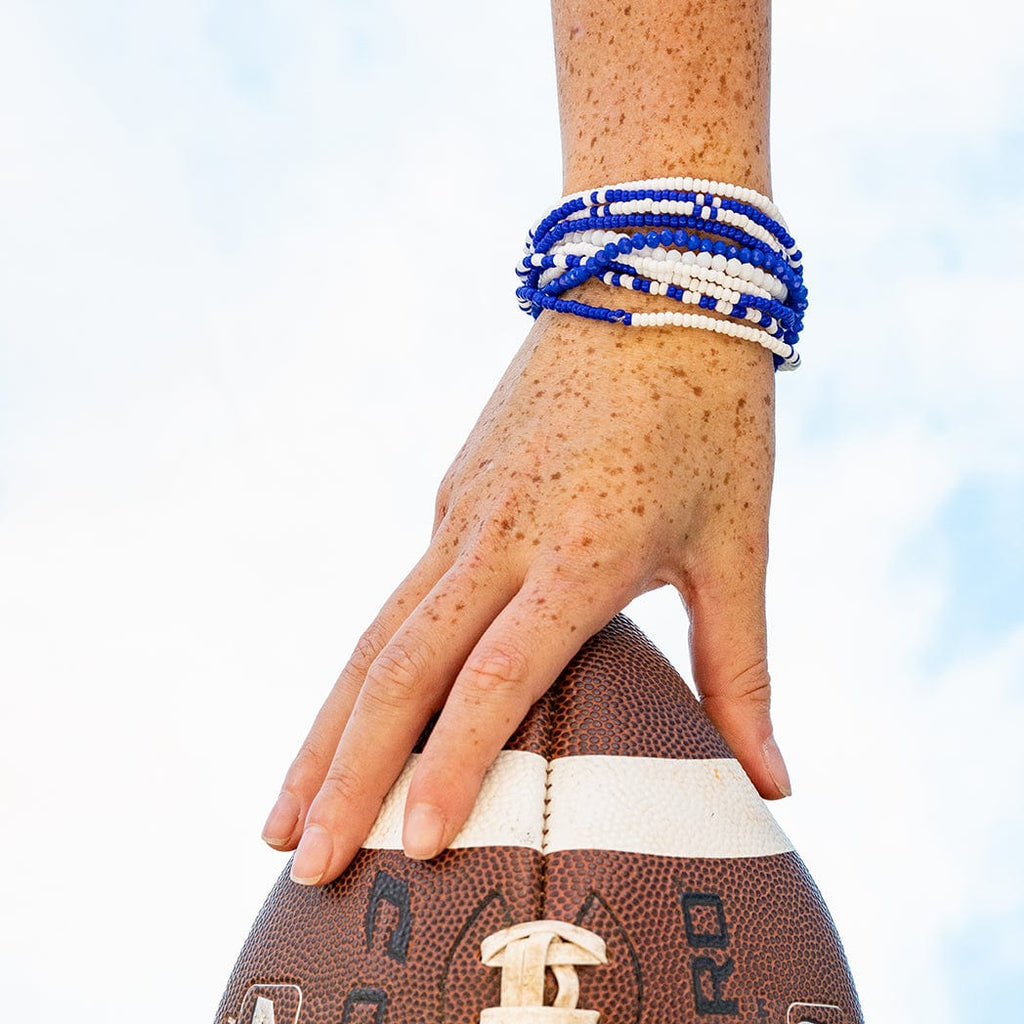 Game Day Color Block Bracelet Set