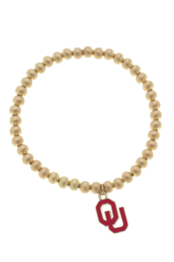 Collegiate Ball Bead Stretch Bracelet