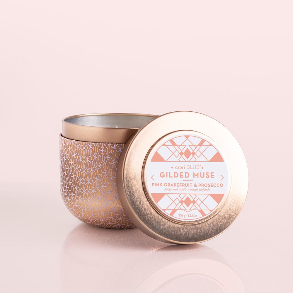 Gilded Exotic Pink Grapefruit & Prosecco Candle