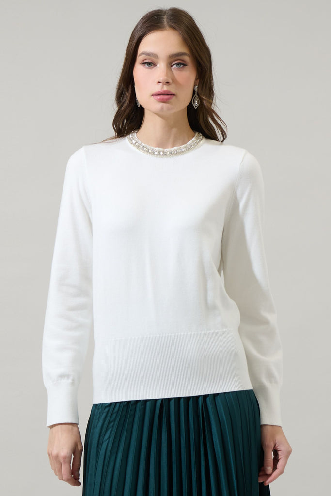 Caddice Beaded Sweater