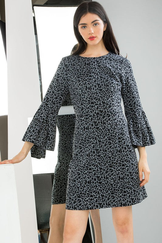 Leopard Knit Dress