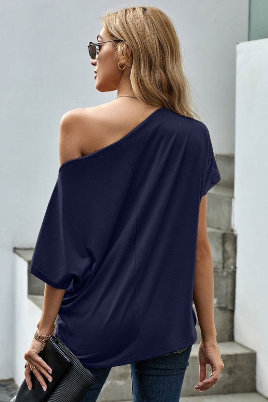Off The Shoulder Knot Top