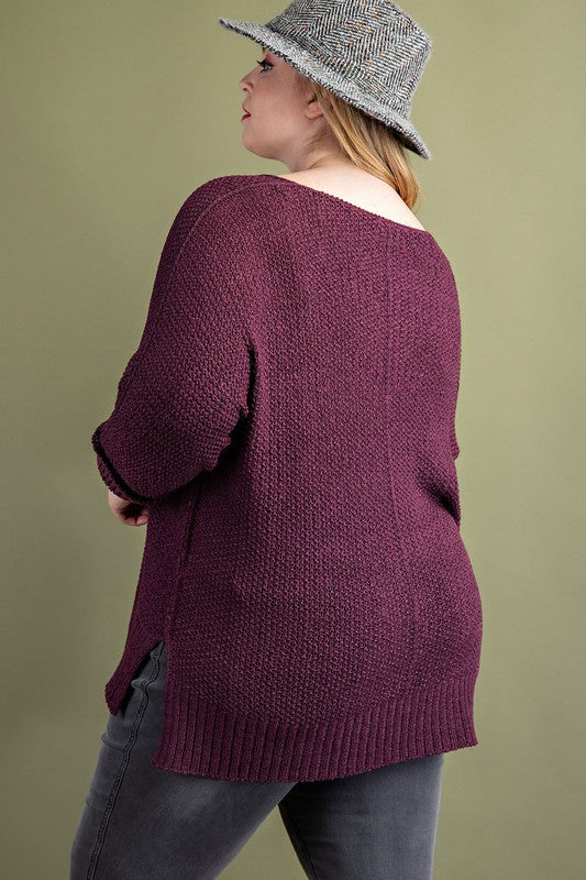 Casual Seam Sweater