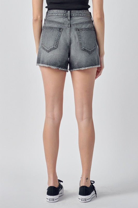 Grey Fray Shorts