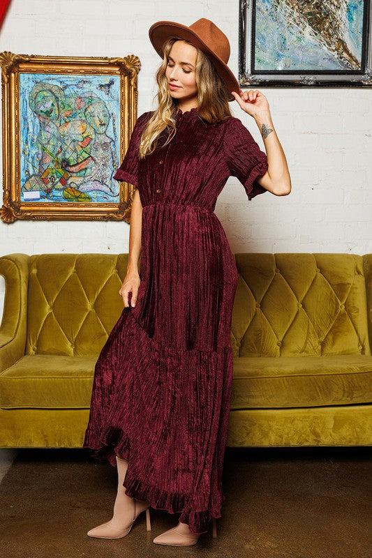 Jewel Velvet Maxi Dress