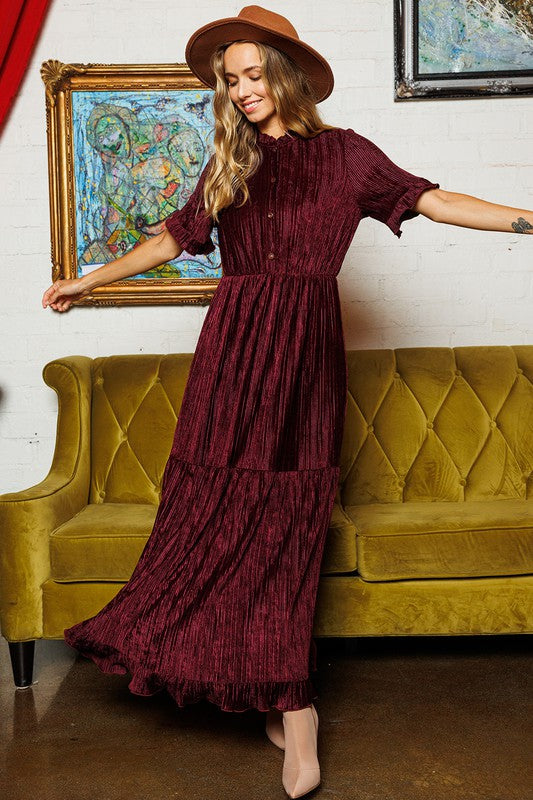Jewel Velvet Maxi Dress