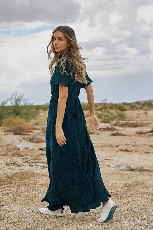 Jewel Velvet Maxi Dress