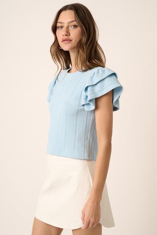 Ruffle Cable Top