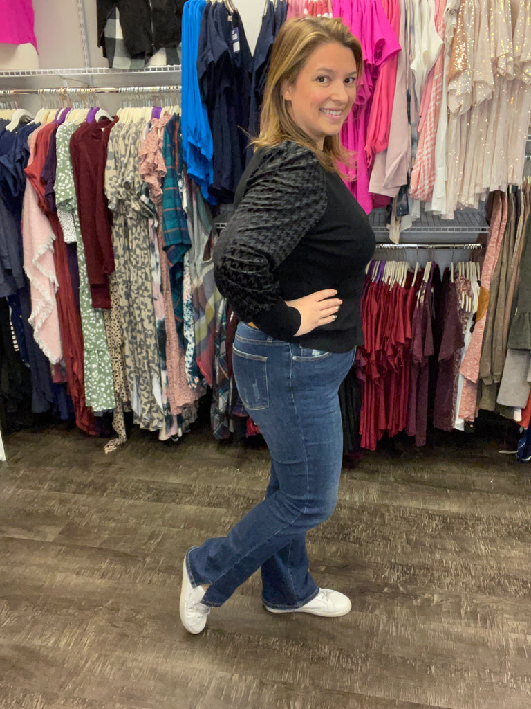 Judy Blue High Waist Flair Jeans